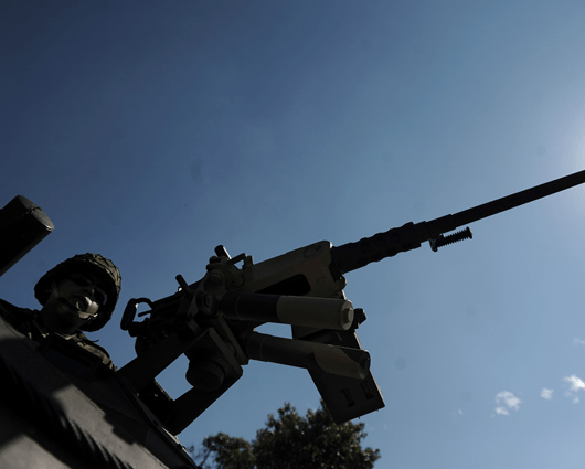 En el lugar hacen presencia unidades del Ejército. Foto: AFP.