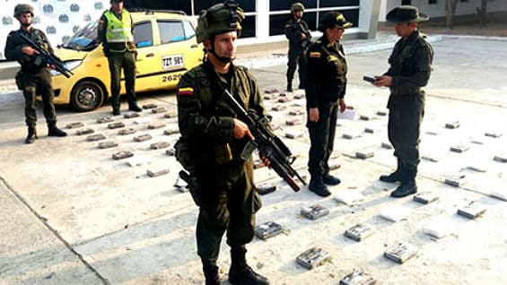 La Policía Nacional realizará las investigaciones correspondientes para establecer el destino de la droga si sería enviada hacia el exterior para su venta y comercialización. Foto Policía Nacional
