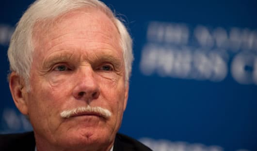 Ted Turner se encuentra internado en un sanatorio de Buenos Aires. Foto: AFP