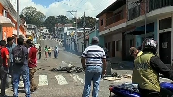 Fuertes disturbios no cesan en Tachira Venezuela Foto: NoticiasRCN.com