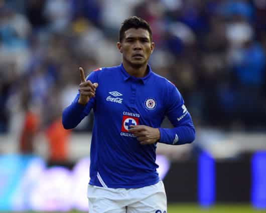 Teófilo Gutiérrez, delantero colombiano. Foto: AFP