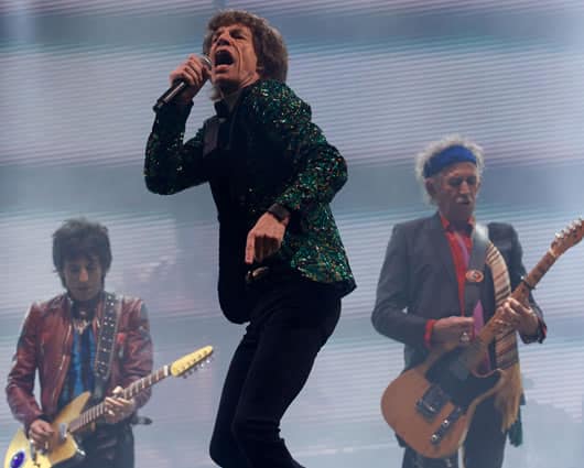 The Rolling Stones y otras grandes estrellas retornaron en el 2013. Foto: AFP