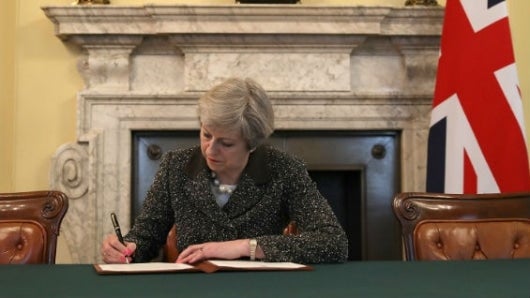 Theresa May, primera ministra de Reino Unido. Foto: AFP