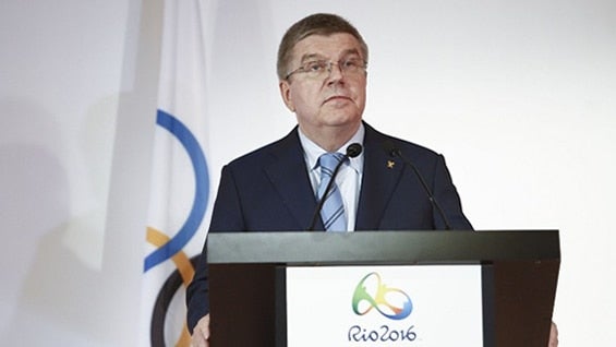 Thomas Bach, presidente de Comité Olímpico Internacional. Foto: AFP.