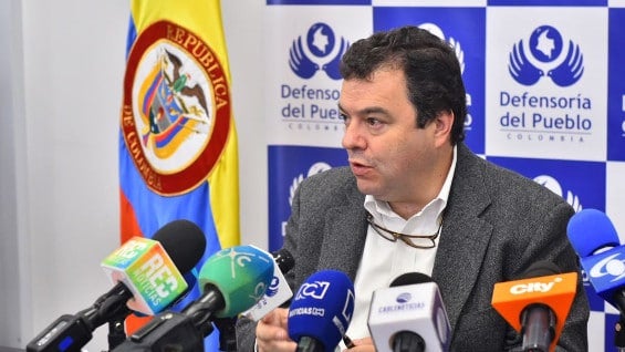 Carlos Alfonso Negret Mosquera, Defensor del Pueblo. Foto:Defensoría del Pueblo.