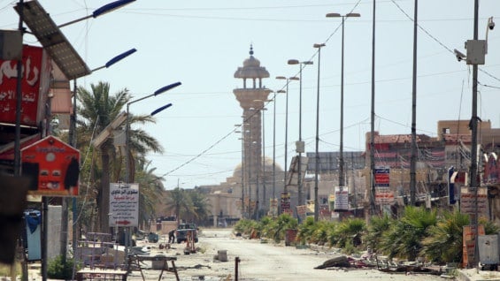 Centro de Tikrit. Foto: AFP