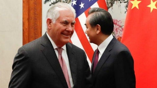 Rex Tillerson hizo las declaraciones durante su visita a China. Foto: EFE/EPA/Andy Wong / Pool