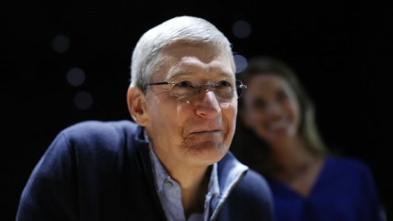 Consejero delegado de Apple, Tim Cook. Foto: AFP