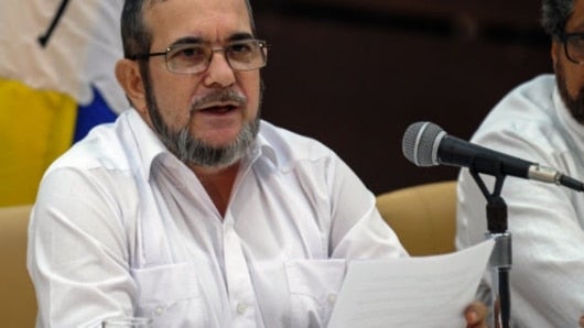 Rodrigo Londoño, alias 'Timochenko'. Foto: AFP