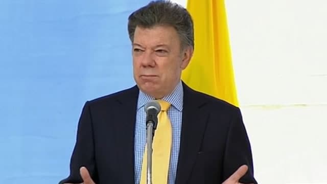 Santos aseguró que "el tal paro nacional no existe". Foto: Noticias RCN