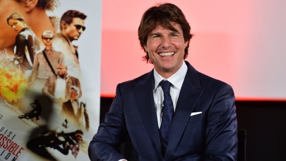 Tom Cruise, actor protagonista en la actualidad de la saga 'Mission: Impossible'. Foto: AFP.