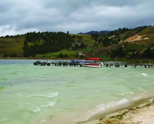 El ecosistema de la laguna se ha visto afectado por la producción agrícola intensiva. Foto: Oficial.