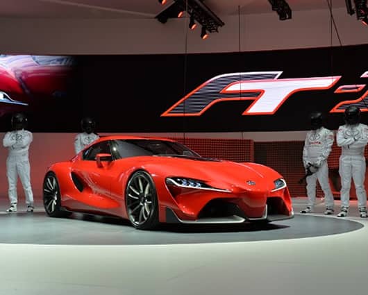 El FT-1 fue ideado para el juego de carreras de Playstation Gran Turismo. Foto: AFP