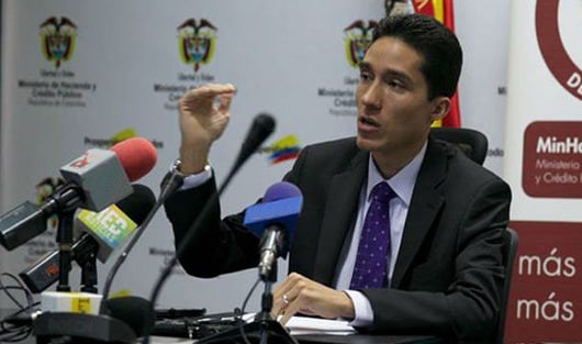 El director de Política Macroeconómica del Ministerio de Hacienda, Luis Fernando Mejía. Foto: oficial