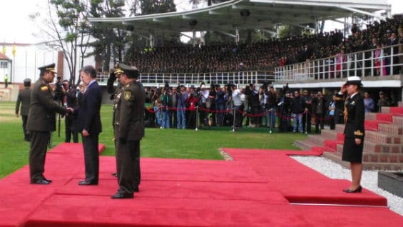 El general Hernando Nieto asume como nuevo director de la Policía Nacional. Foto @Mindefensa
