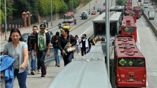 Foto: AFP / Transmilenio