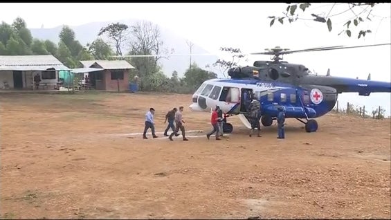 Esta es una de las aeronaves que transportó a los guerrilleros.