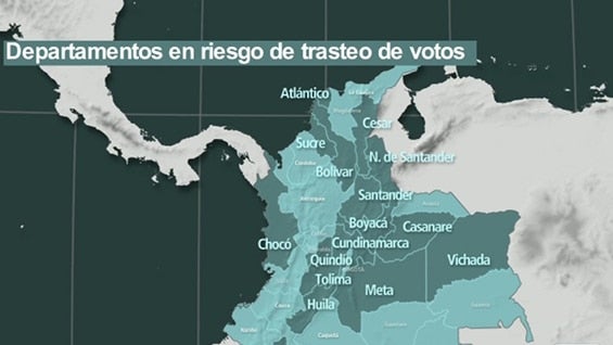 Los departamentos con más riesgo de trashumancia son los del centro y norte del país. Foto: NoticiasRCN