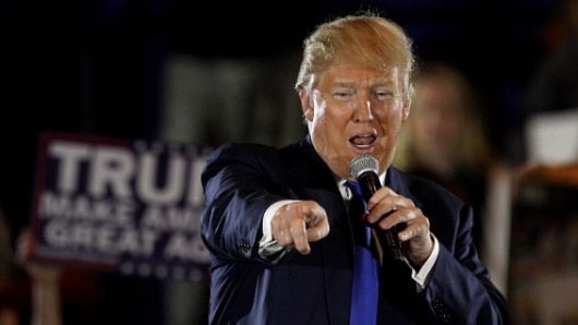 Trump aun tiene que vencer a sus copartidarios Marco Rubio y Ted Cruz. AFP
