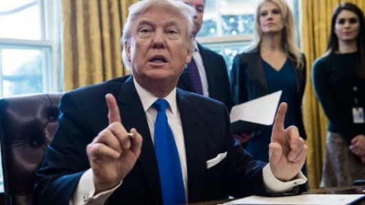 El presidente estadounidense, Donald Trump. Foto: AFP