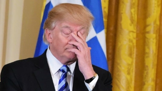 Donald Trump, presidente estadounidense. Foto: AFP.