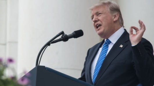 El presidente de EE.UU., Donald Trump. Foto: AFP