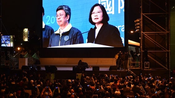 Tsai Ing-wen, presidenta de Taiwán. Foto: AFP.