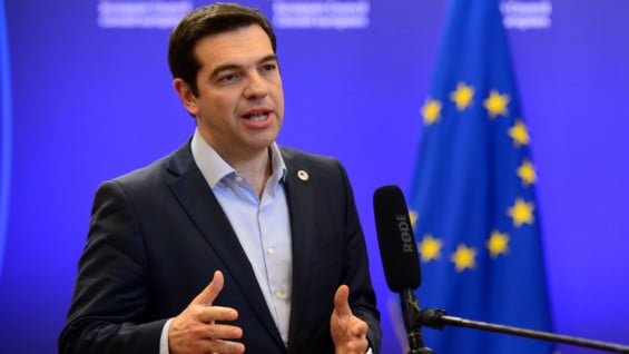 Alexis Tsipras, primer ministro griego. Foto: AFP