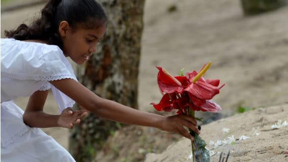 En Tailandia, al menos un tercio de las víctimas mortales fueron turistas extranjeros. Foto: AFP.