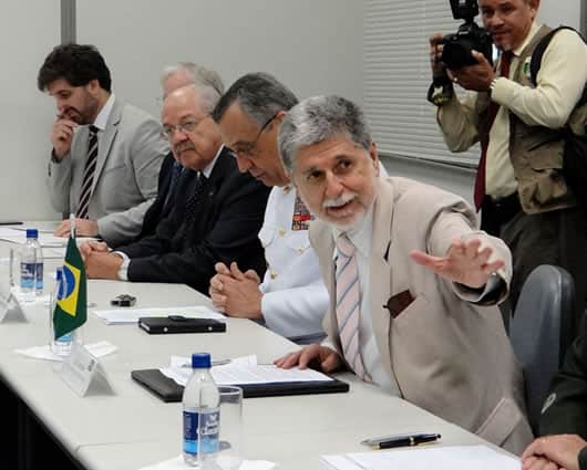Celso Amorim, ministro de defensa de Brasil. Foto: EFE