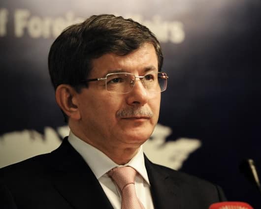 El ministro turco de Relaciones Exteriores, Ahmet Davutoglu. Foto: AFP