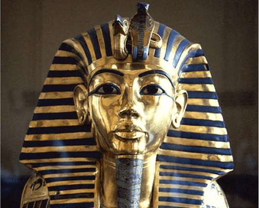 Tutankamón, de la dinastía XVIII, reinó en Egipto durante un corto periodo.