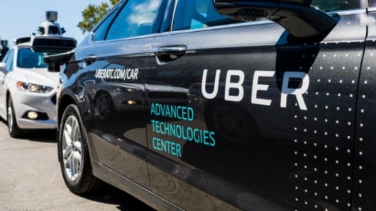 Carro afiliado a Uber. Foto: AFP
