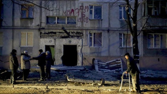 Una misión especial de observadores para Ucrania que se desplazó al lugar de la tragedia constató que el ataque fue perpetrado por lanzaderas de misiles "Grad". Foto: EFE