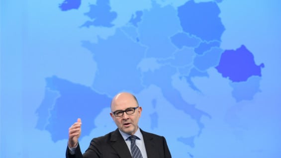 Pierre Moscovici, comisionado de la UE sobre finanzas. Foto: AFP