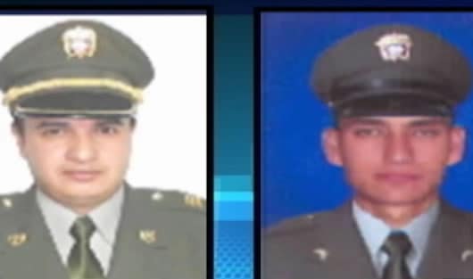 Los dos policías fueron asesinados en zona rural de Tumaco, Nariño.