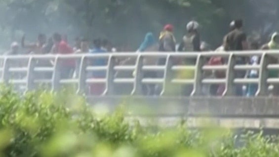 El paso entre Cúcuta y San Antonio del Táchira está suspendido. Foto: archivo AFP.