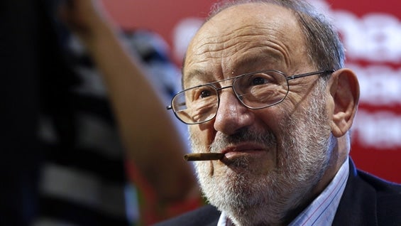 Umberto Eco, escritor italiano. Foto: AFP.