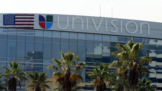 Edificio de Univisión en California. Foto: AFP