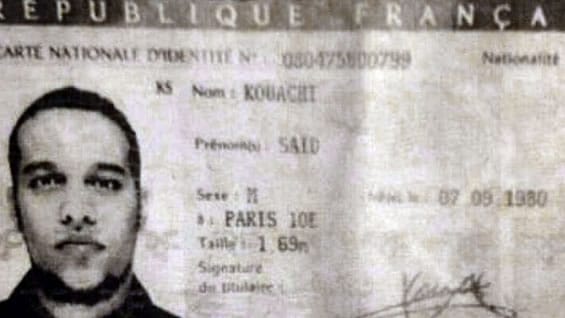 Said Kouachi, uno de los hermanos sospechosos del ataque al semanario Charlie Hebdo. Foto: AFP