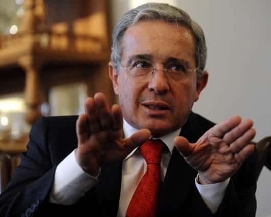 Álvaro Uribe Vélez, expresidente de la República. Foto: AFP