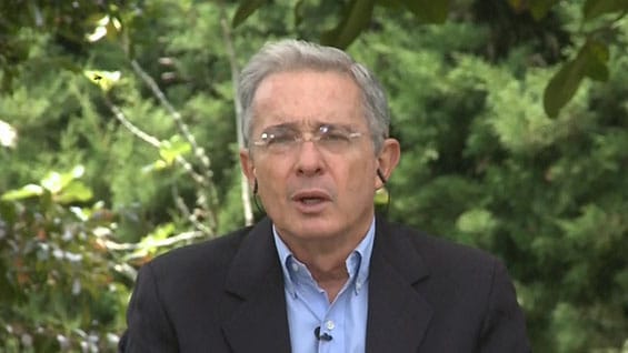 El expresidente Álvaro Uribe Vélez. Foto Noticias RCN