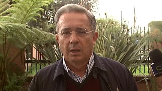 Álvaro Uribe, expresidente y senador electo. Foto: AFP