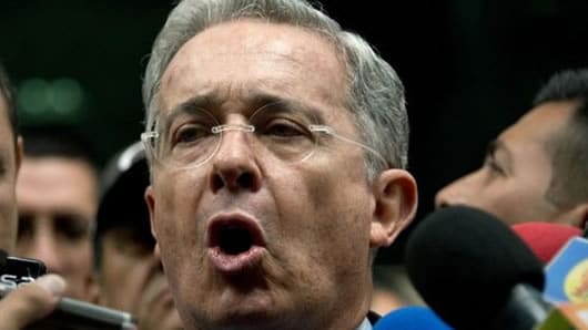 Álvaro Uribe Vélez, expresidente de la República. Foto: AFP.