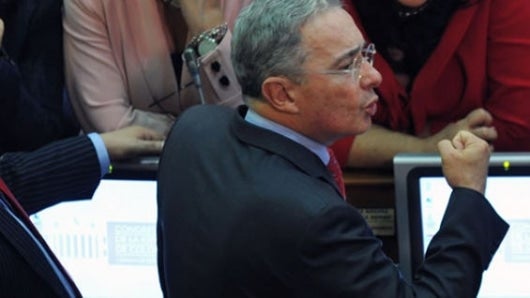 El expresidente y senador Álvaro Uribe. Foto: AFP.
