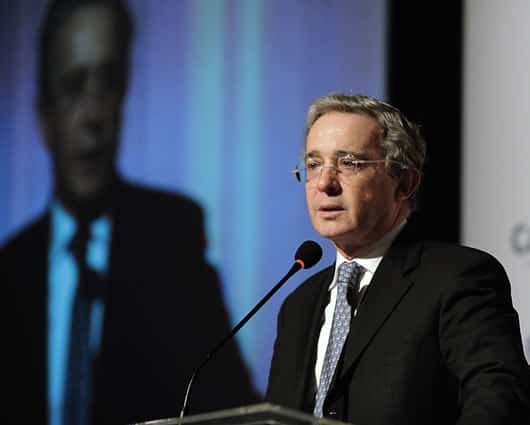 Álvaro Uribe, expresidente de Colombia. Foto: AFP