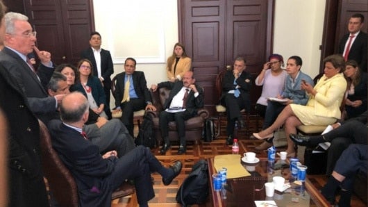 La histórica reunión.