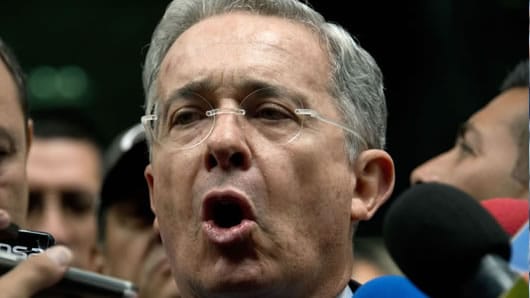 Uribe se negó a declarar ante la Fiscalía. Foto: AFP.