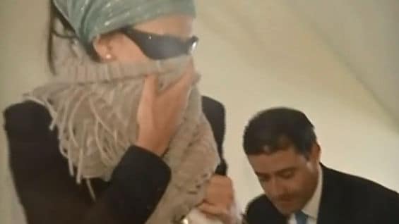 Los hermanos a su llegada a la audiencia.