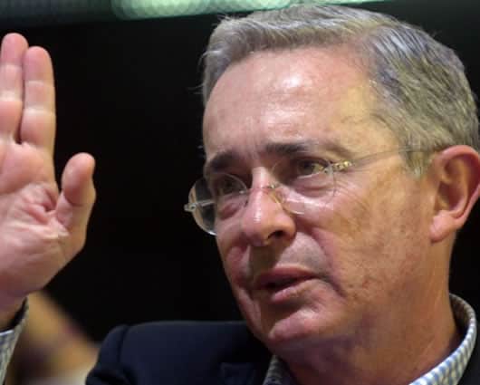Álvaro Uribe Vélez, expresidente colombiano. Foto: AFP